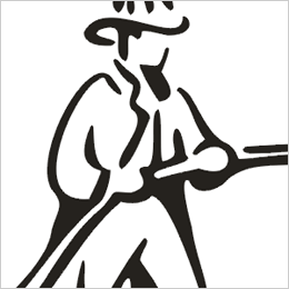 Cowboy Silhouette Illustration - Classic Western Iconography