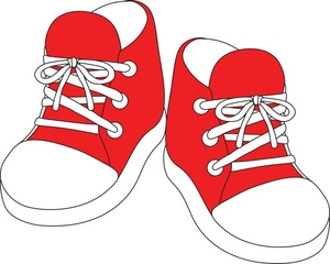 Sneaker shoes clip clipart image 