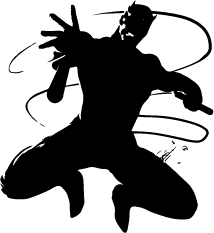 Logo Daredevil Silhouette 