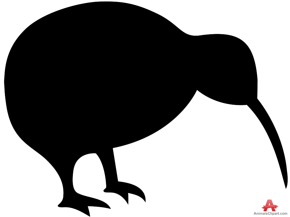 Kiwi Bird Silhouette 