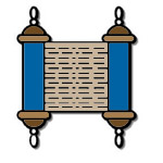 Ancient Scroll Illustration - Symbol of Historical and Religious Texts