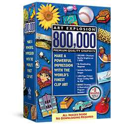 Art Explosion 800,000 Clip Art Collection - Premium Graphics for Designers