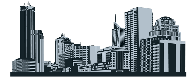 Modern City Skyline Illustration - Urban Architecture Graphic