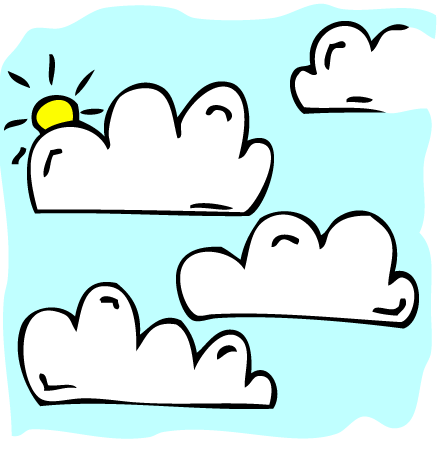 cloudy weather for kids - Clip Art Library