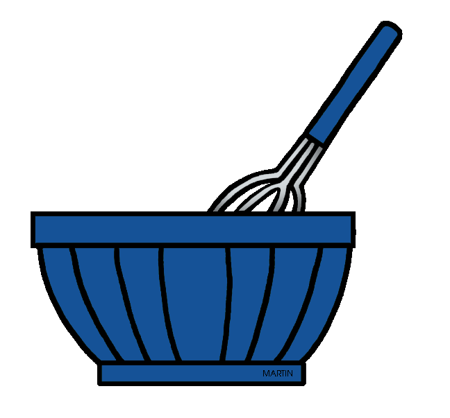 Mixing Bowl and Whisk Illustration for Baking & Cooking Guides