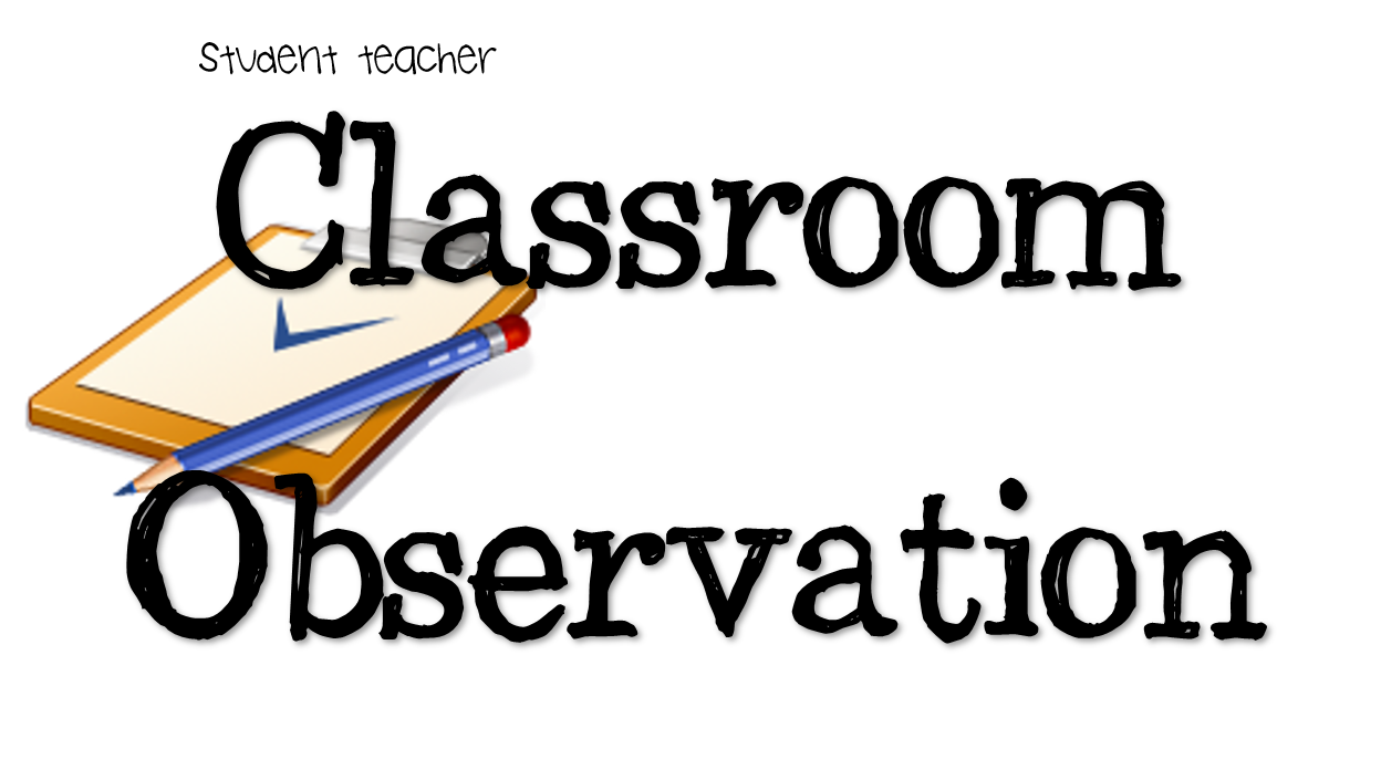 teacher observation form and checklist clipart