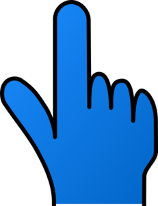 Fingure Pointing Clipart 