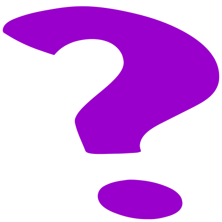 Purple Question Mark Icon - Symbol of Inquiry and Curiosity
