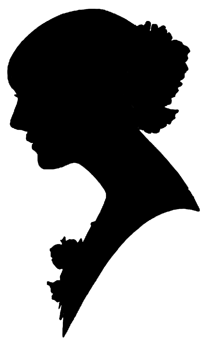 Black silhouette of a person standing with arms raised, viewed from the side against a white background.