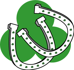 Lucky Horseshoe & Shamrock Design - St. Patrick’s Day Symbolism