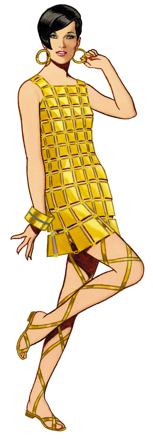 1960s Costumes Clipart