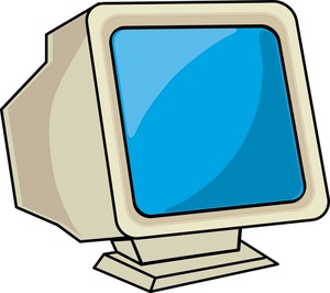 computer monitor clipart