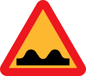 Speed Bump Sign Clip Art 