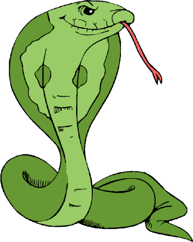 Friendly Cartoon Cobra Illustration for Educational or Entertainment Use