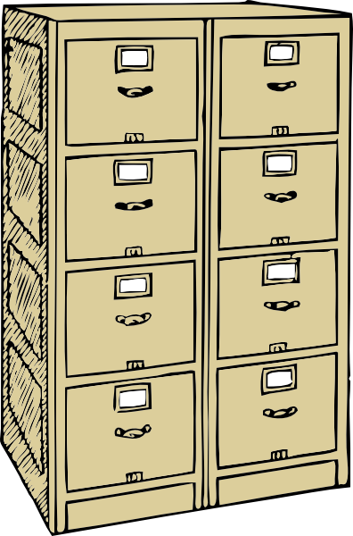 filing cabinet clipart - Clip Art Library