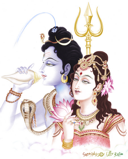 Lord Shiva nd Parvati 