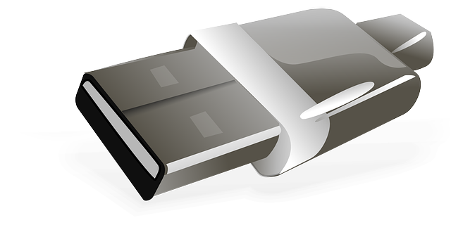 USB Flash Drive Icon - High-Quality Vector Illustration for Tech Websites
