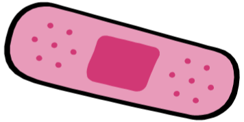 colorful band aid clip art
