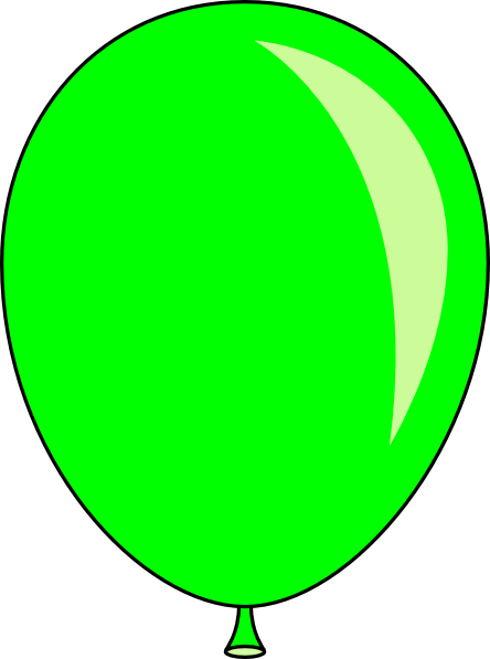 Green Balloon 6 Clipart