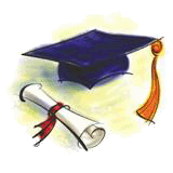 Graduation Cap and Diploma Illustration - Academic Achievement Symbol
