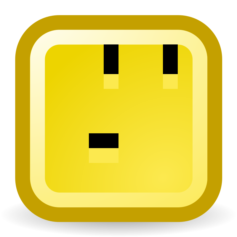 Pondering Face Clipart Icon PNG