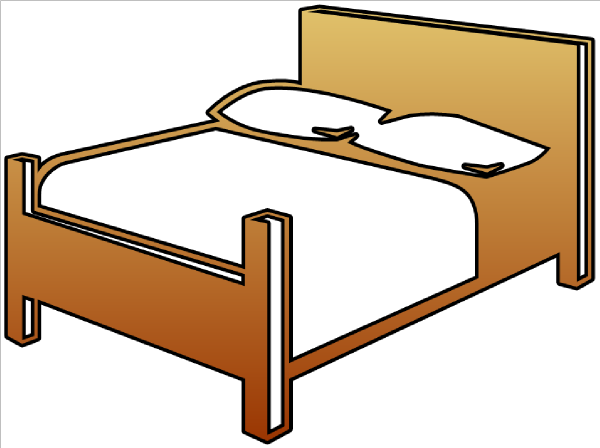 clip art bed
