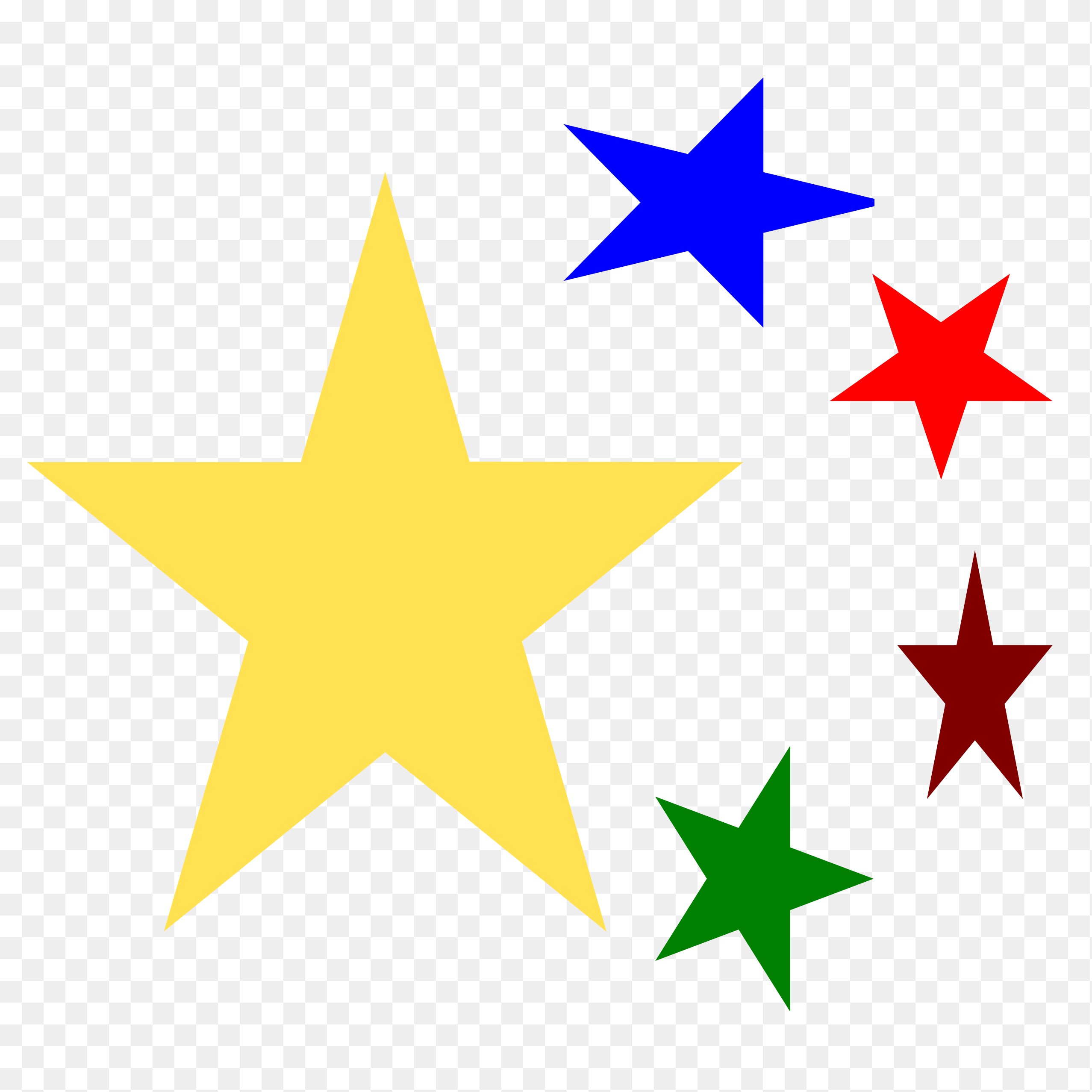 Gold star clipart free clipart image