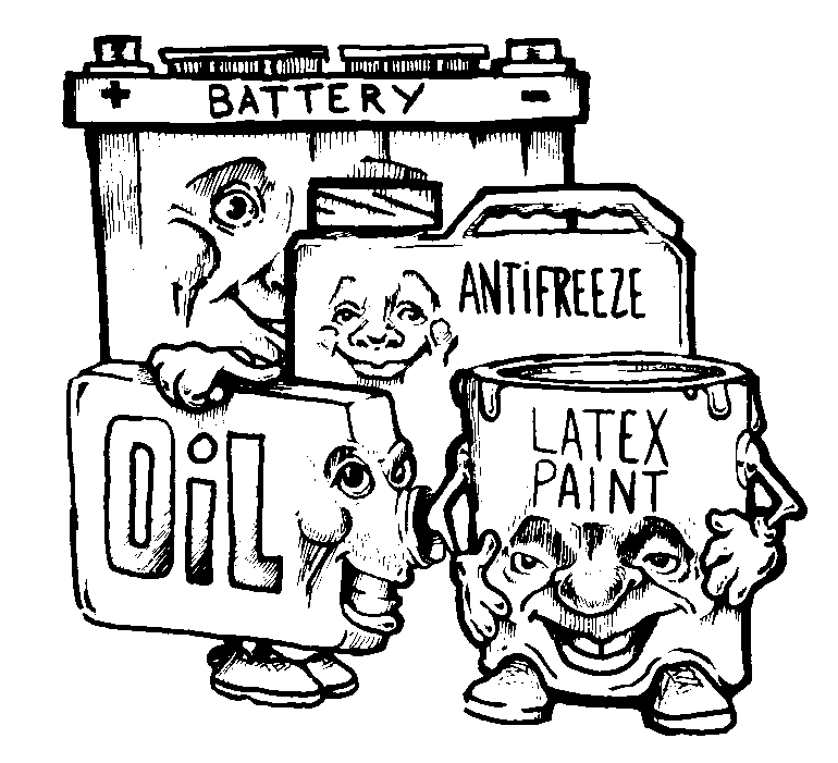 Fun Illustrated Guide to Common Household & Automotive Fluids