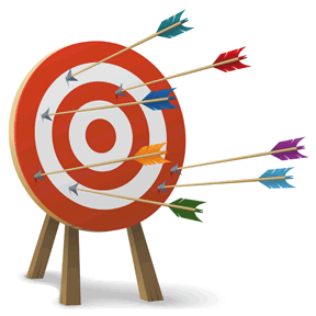 Target bullseye clipart image