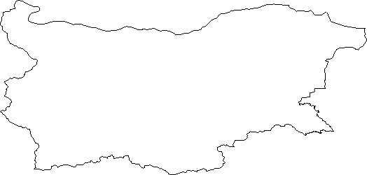 Bulgaria Country Map - Blank Outline for Education and Design