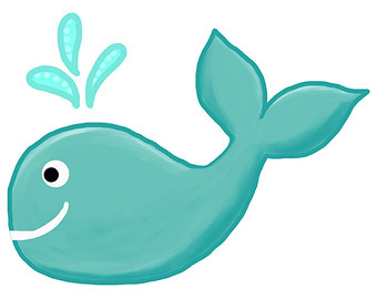 Turquoise whale clip art clipart cliparts for you