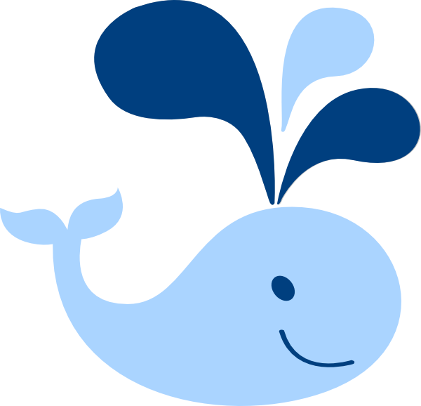 cute blue whale clipart - Clip Art Library