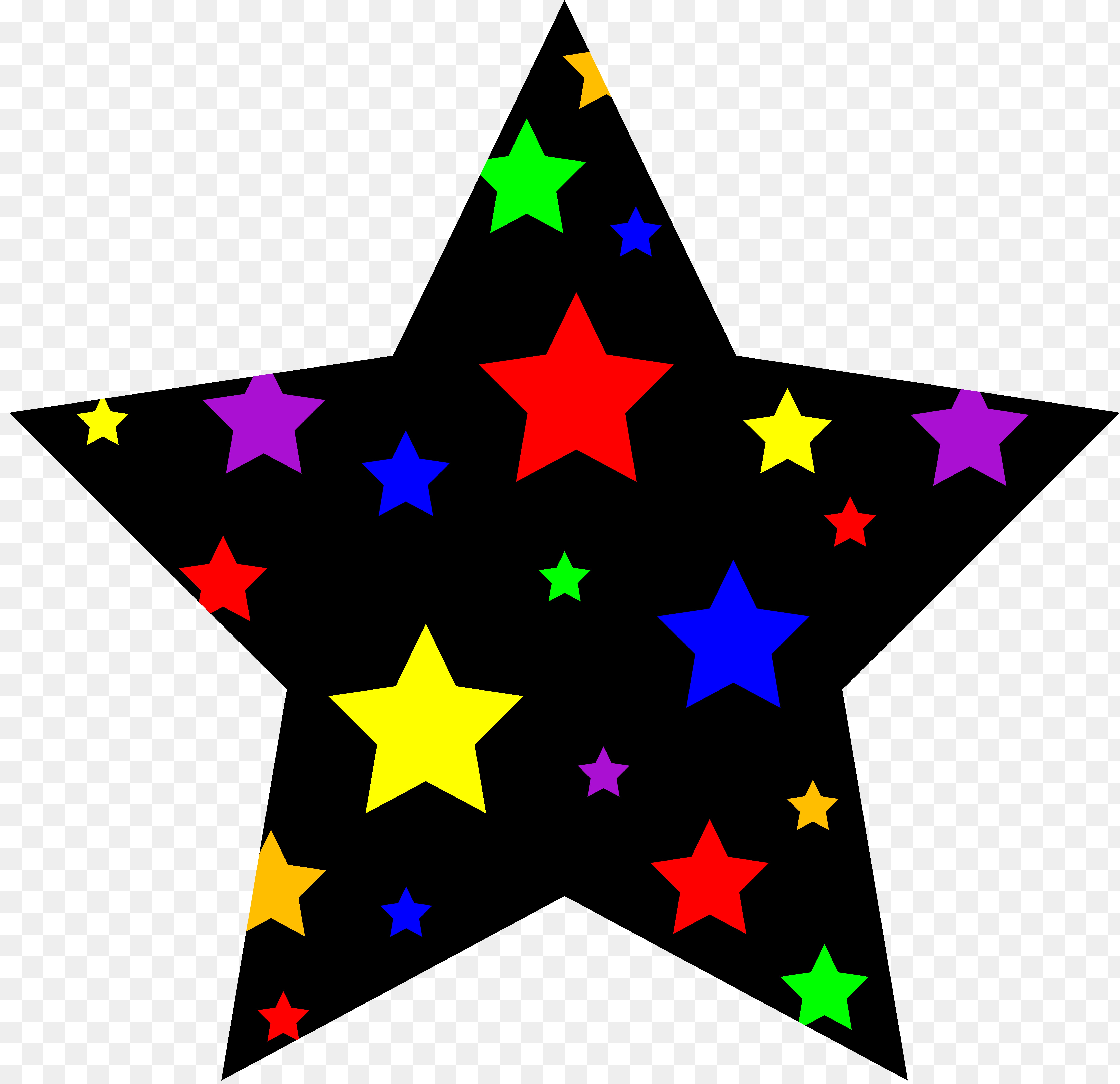 Red star clip art free clipart image