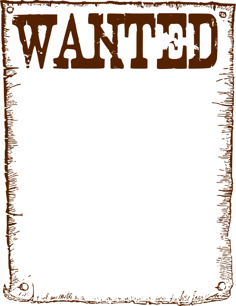 Wanted Poster Clip Art 