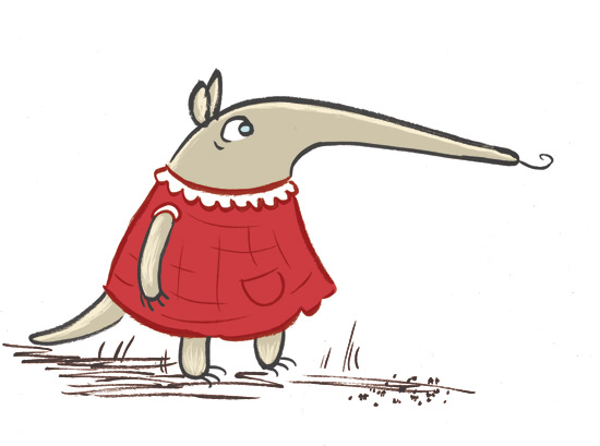 cartoon anteater peter - Clip Art Library