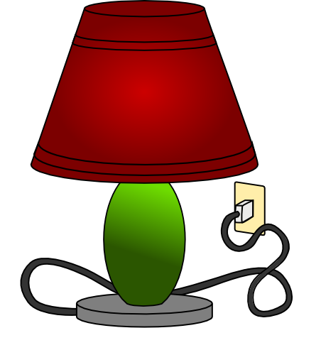 clip art of lamp - Clip Art Library