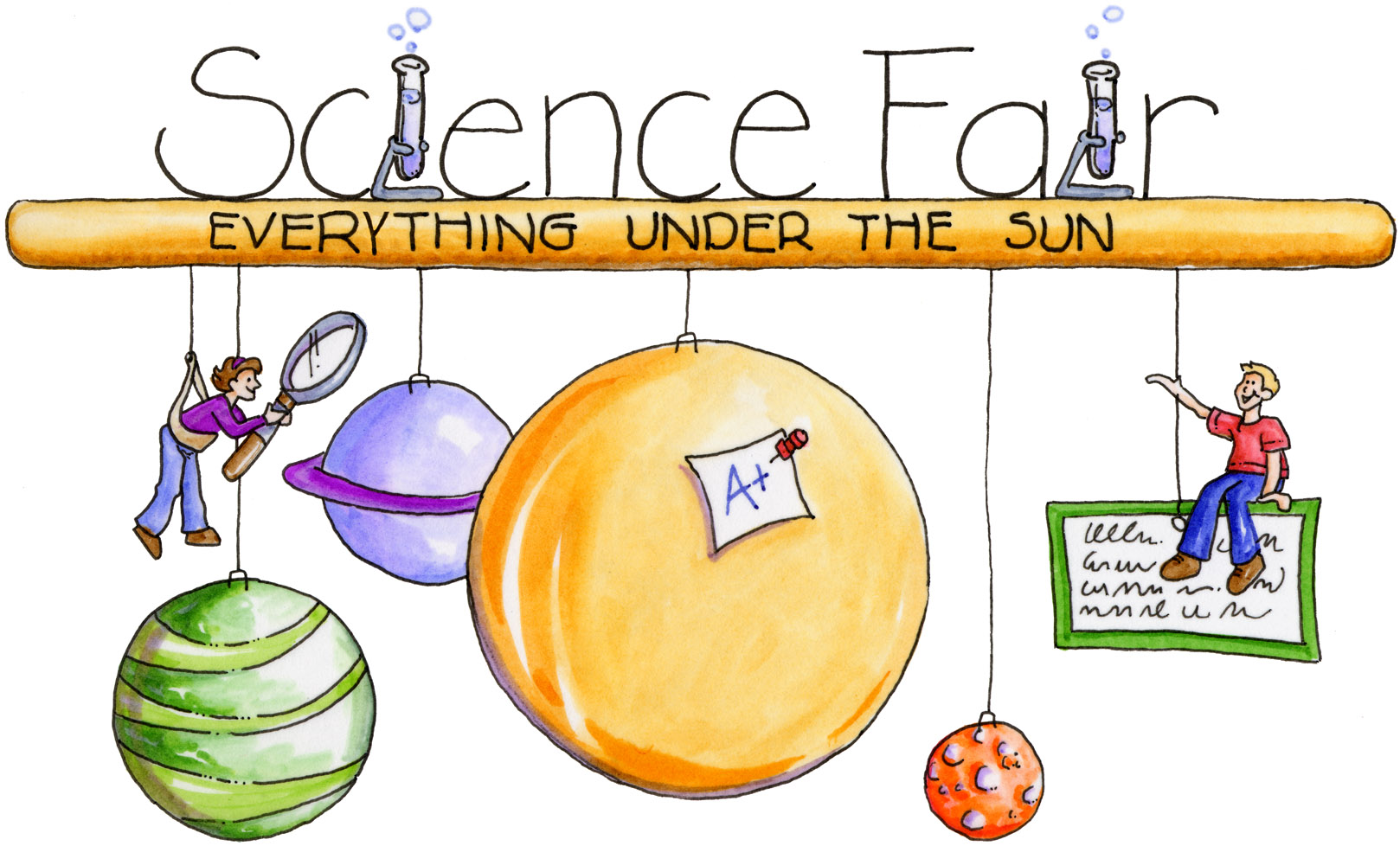 science fair project background - Clip Art Library