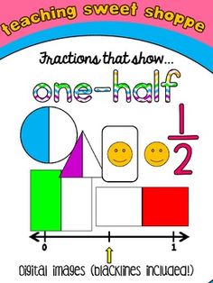 Teaching One-Half Fractions with Visual Models - Free Digital Resource