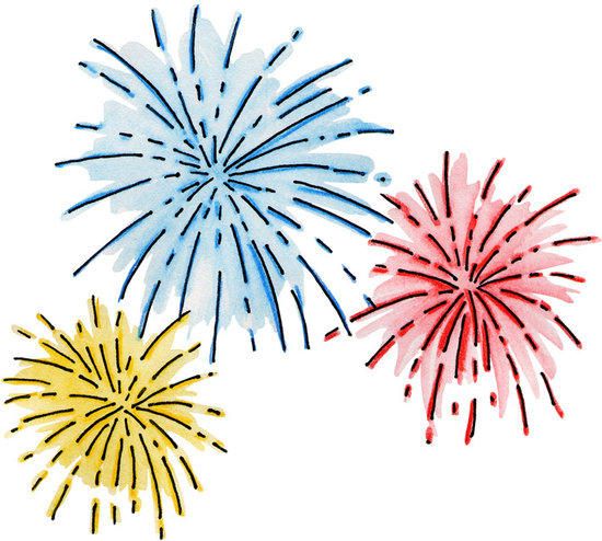 Colorful Fireworks Illustration - Free Download & Usage