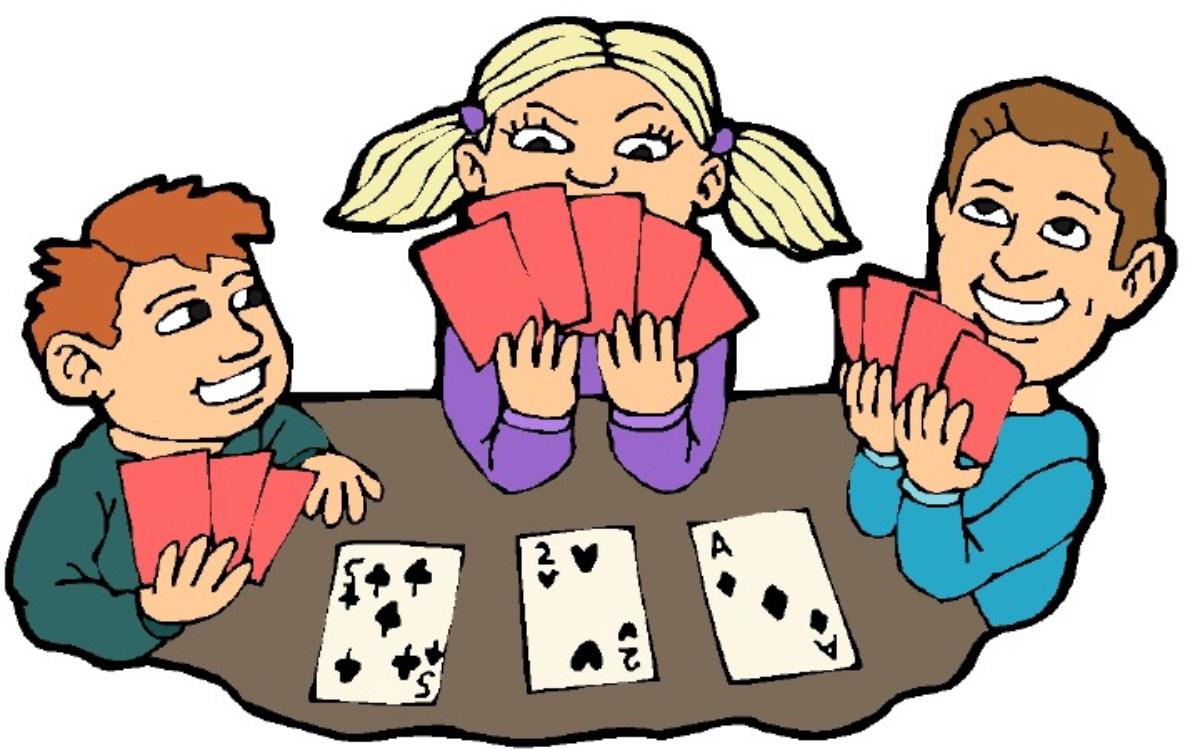 people playing cards clipart - Clip Art Library