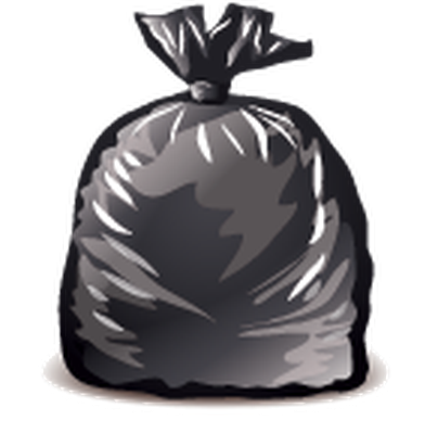 Objects Clipart-trash bag 160