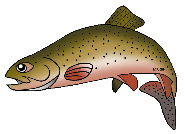 trout fishing clip art