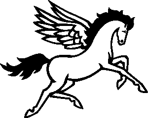 Pegasus Clip Art Image 