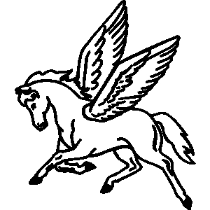 Pegasus Clip Art Image 