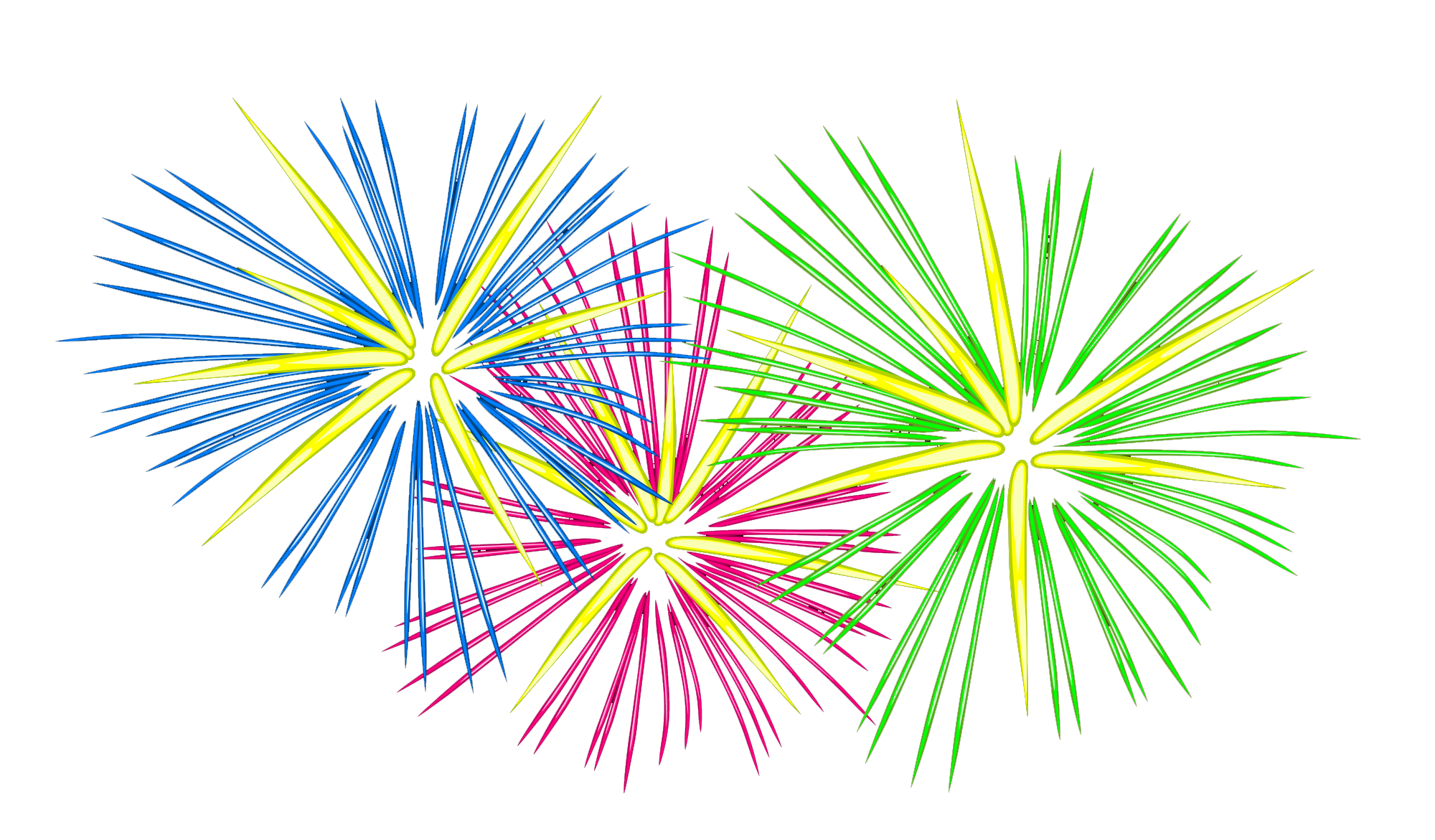 linfield fireworks clipart