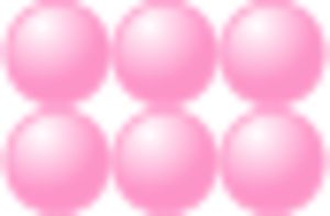 Pink gradient background with pixelated black cross symbols arranged in a grid pattern.