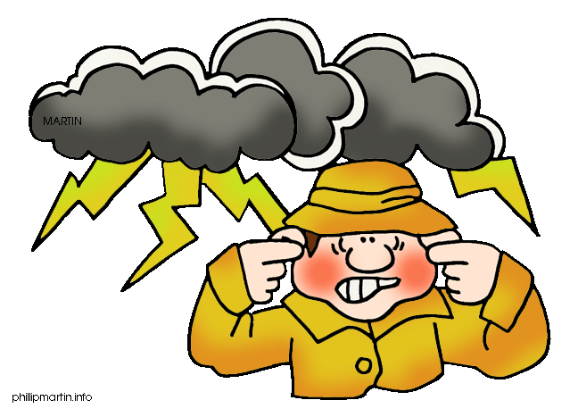 Storm Anxiety Illustration - Coping with Thunderstorm Fear