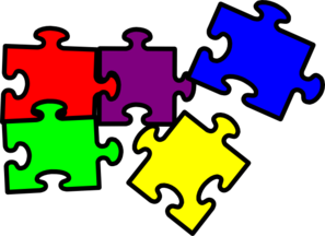 Colorful Puzzle Pieces Illustration - Symbol of Unity and Problem Solving