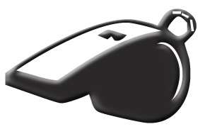 Referee Whistle Icon - Sports Officiating Symbol