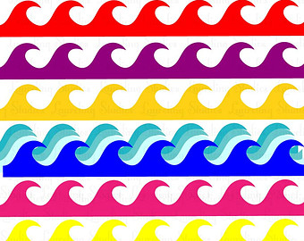 Waves ocean wave clip art vector free clipart image clipartcow 2